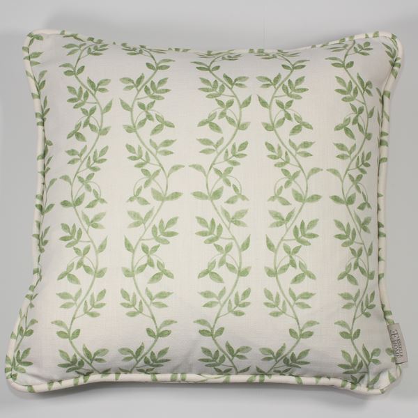 Botanic Vines Cushion - Spring Green